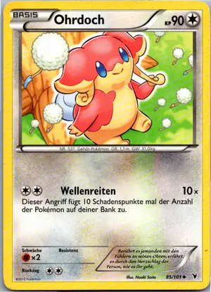 Pokémon-Karte Ohrdoch 85/101 Königliche Siege