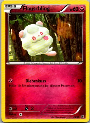 Pokémon-Karte Flauschling 24/39 Willkommen in Kalos