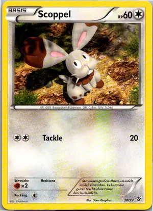 Pokémon-Karte Scoppel 30/39 Willkommen in Kalos