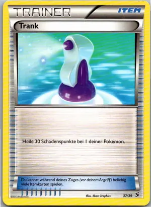 Pokémon-Karte Trank 37/39 Willkommen in Kalos