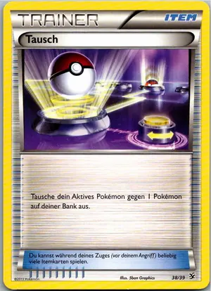 Pokémon-Karte Tausch 38/39 Willkommen in Kalos