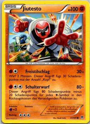 Pokémon-Karte Jiutesto 51/101 Plasma-Blaster