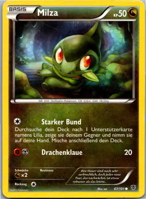 Pokémon-Karte Milza 67/101 Plasma-Blaster