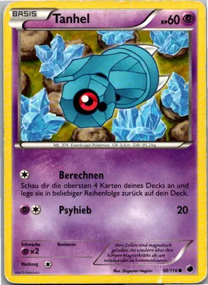 Pokémon-Karte Tanhel 50/116 Plasma-Frost