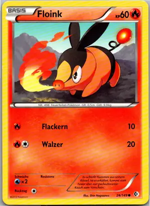 Pokémon-Karte Floink 24/149 Überschrittene Schwellen