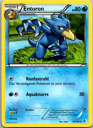 Pokémon-Karte Entoron 34/149 Überschrittene Schwellen