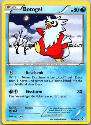 Pokémon-Karte Botogel 38/149 Überschrittene Schwellen
