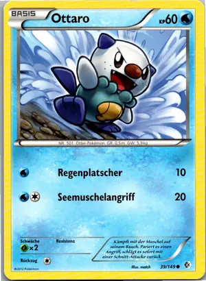 Pokémon-Karte Ottaro 39/149 Überschrittene Schwellen