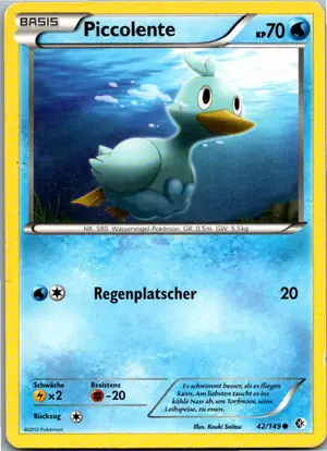 Pokémon-Karte Piccolente 42/149 Überschrittene Schwellen