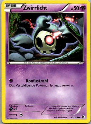 Pokémon-Karte Zwirrlicht 61/149 Überschrittene Schwellen