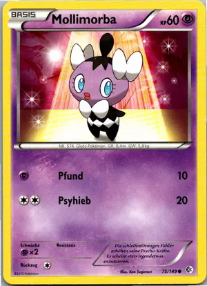Pokémon-Karte Mollimorba 75/149 Überschrittene Schwellen