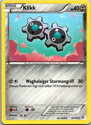 Pokémon-Karte Klikk 97/149 Überschrittene Schwellen