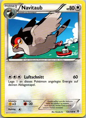 Pokémon-Karte Navitaub 124/149 Überschrittene Schwellen