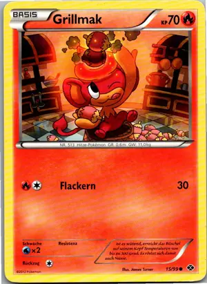 Pokémon-Karte Grillmak 15/99 Kommende Schicksale