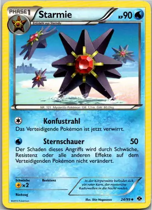 Pokémon-Karte Starmie 24/99 Kommende Schicksale