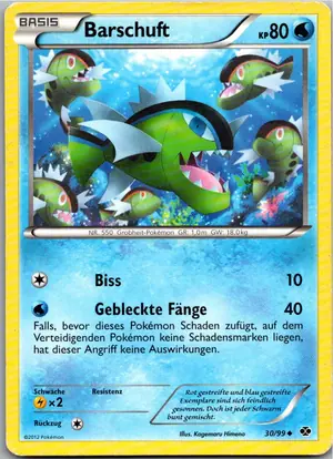 Pokémon-Karte Barschuft 30/99 Kommende Schicksale
