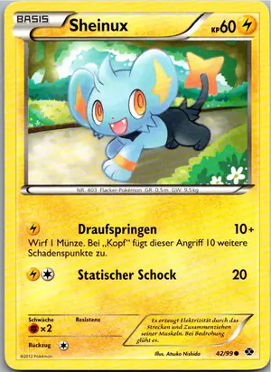 Pokémon-Karte Sheinux 42/99 Kommende Schicksale