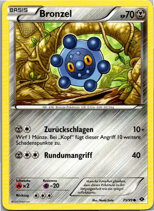 Pokémon-Karte Bronzel 75/99 Kommende Schicksale