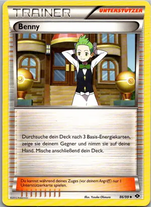 Pokémon-Karte Benny 86/99 Kommende Schicksale