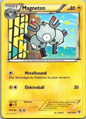 Pokémon-Karte Magneton 44/135 Plasma-Sturm