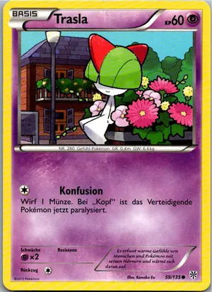 Pokémon-Karte Trasla 59/135 Plasma-Sturm