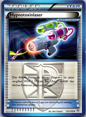Pokémon-Karte Hypnotoxinlaser 123/135 Plasma-Sturm