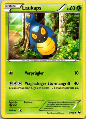 Pokémon-Karte Laukaps 9/108 Erforscher der Finsternis