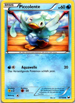 Pokémon-Karte Piccolente 35/108 Erforscher der Finsternis