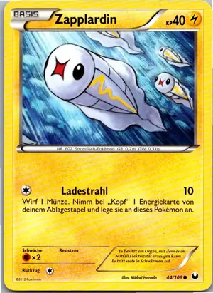 Pokémon-Karte Zapplardin 44/108 Erforscher der Finsternis