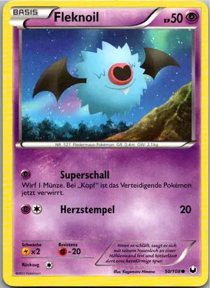 Pokémon-Karte Fleknoil 50/108 Erforscher der Finsternis