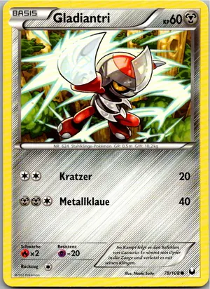 Pokémon-Karte Cladiantri 78/108 Erforscher der Finsternis