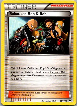 Pokémon-Karte Rabauken Bob Rob 95/108 Erforscher der Finsternis