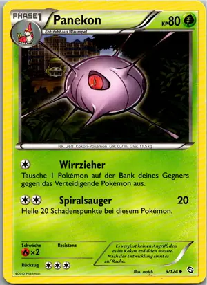 Pokémon-Karte Panekon 9/124 Hoheit der Drachen