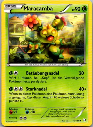 Pokémon-Karte Maracamba 16/124 Hoheit der Drachen