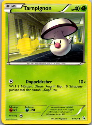 Pokémon-Karte Tarnpignon 17/124 Hoheit der Drachen