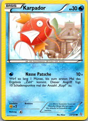 Pokémon-Karte Karpador 23/124 Hoheit der Drachen