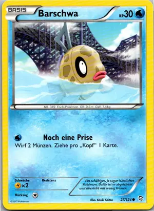 Pokémon-Karte Barschwa 27/124 Hoheit der Drachen