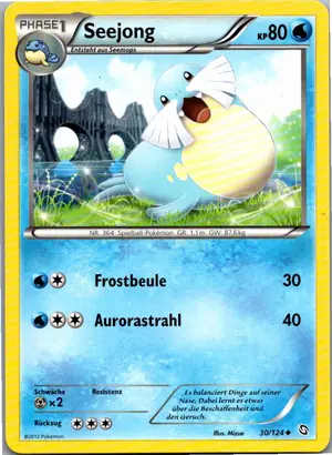 Pokémon-Karte Seejong 30/124 Hoheit der Drachen