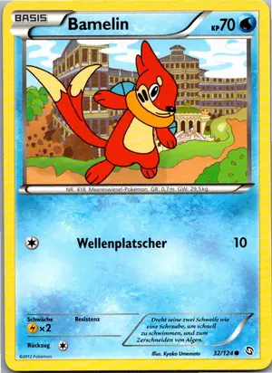 Pokémon-Karte Bamelin 32/124 Hoheit der Drachen