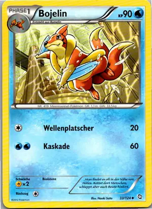 Pokémon-Karte Bojelin 33/124 Hoheit der Drachen