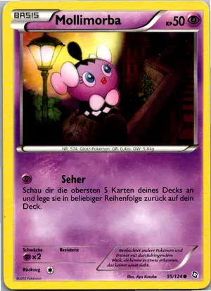 Pokémon-Karte Mollimorba 55/124 Hoheit der Drachen