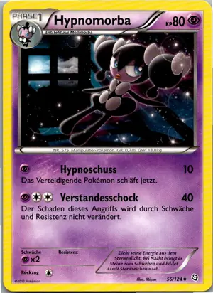 Pokémon-Karte Hypnomorba 56/124 Hoheit der Drachen