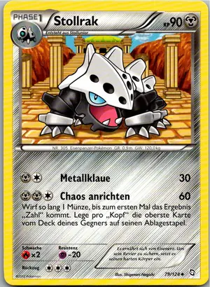 Pokémon-Karte Stollrak 79/124 Hoheit der Drachen