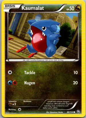 Pokémon-Karte Kaumalat 86/124 Hoheit der Drachen