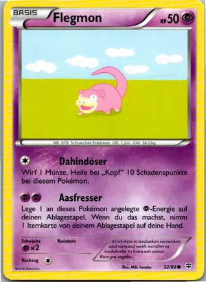 Pokémon-Karte Flegmon 32/83 Generationen