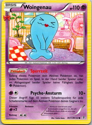 Pokémon-Karte Woingenau RC11/RC32 Generationen