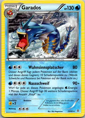 Pokémon-Karte Garados 23/83 Generationen