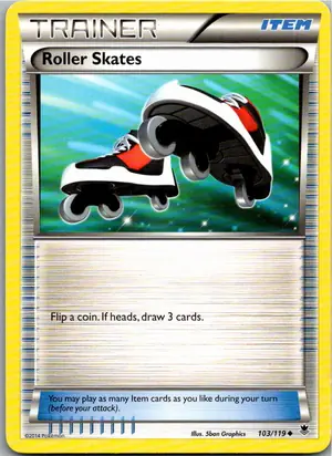 Pokémon-Karte Roller Skates 103/119 Phantomkräfte