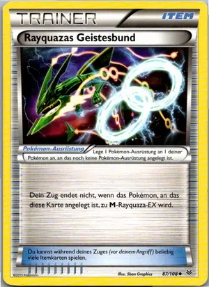 Pokémon-Karte Rayquazas Geistebund 87/108 Drachenleuchten