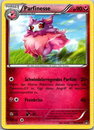 Pokémon-Karte Parfinesse 85/122 TURBOfieber
